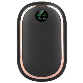 2 Colors Options -- 1Pc Rechargeable Hand Warmer Electric Hand Heater Portable Reusable Pocket Warmer Power Bank With Digital Display Sunset Ligh