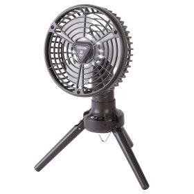 1Pc 10400mah Portable Camping Fan With LED Light Rechargeable Tripod Tent Hanging Fan Lantern Portable Foldable Oscillating Table Fan With 3 Brig