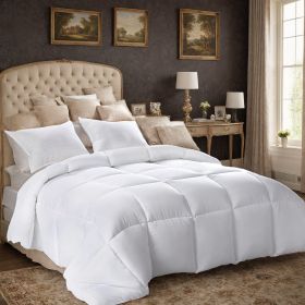 All-polyester Brushed Single Quilt Core Lattice Quilting With Microfiber Filling,  Suitable For All Seasons, Down Quilt Alternative, Breathable A