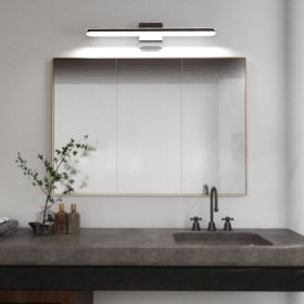 Modern Bathroom Light Fixtures Dimmable LED Vanity Lights Chrome Lamps For Bathover Mirror 24 Inch Vanity Sconces Indoor 12W Bar Lighting For Bat