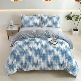 Reversible Faux Rabbit Fur Duvet Cover Set With Camo & Gradient Boho Design, Ultra Soft, Hypoallergenic, Plush Luxury Bedding For All-Season Comf