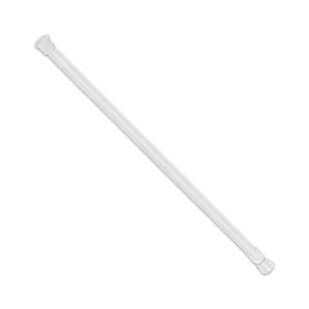 1Pc 150cm Tension Curtain Rod Spring Load Adjustable Curtain Pole Heavy-Duty Steel For Bathroom Wardrobe Kitchen Balcony