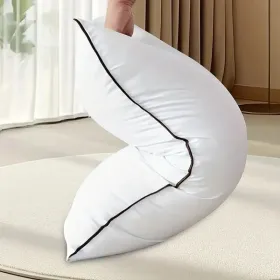 2 Pieces Bed Pillows Grey-QUEEN