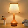 2-piece set of three level dimming small table lamp pink bedside lamp for children's rooms/offices/living rooms (including LED bulbs)