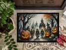 NEW Orcs Spooky Halloween Doormat Front Door Mat Indoor Outdoor Rugs for Entryway, Non Slip Washable Low Pile, 18H X 27W
