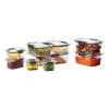 Food Storage Containers, 18 Piece Set, Leak-Proof, BPA Free, Clear Tritan Plastic, Food Storage