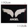 Black Angel Wing Backdrop Wall Hanging Tapestry Dormitory Bedroom Bedside Hanging Wall Art Decor Photography Props, 59x43 inch