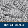 OLANLY Bathroom Rugs 30x20, Extra Soft Absorbent Chenille Bath Rugs, Rubber Backing Quick Dry, Machine Washable Bath Mats for Bathroom Floor