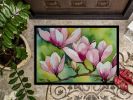 NEW Mississippi Magnolia in Watercolor Doormat Front Door Mat Indoor Outdoor Rugs for Entryway, Non Slip Washable Low Pile, 18H X 27W