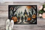NEW Orcs Spooky Halloween Doormat Front Door Mat Indoor Outdoor Rugs for Entryway, Non Slip Washable Low Pile, 18H X 27W