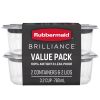 3.2 Cup Brilliance Stain-Proof Food Storage Container, Set of 2