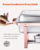 VEVOR Chafing Dish Buffet Set, 8 Qt 2 Pack, Stainless Steel Chafer with 2 Full Size Pans