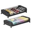 2Packs Under Bed Storage Containers Rolling Clothing Organizer 42L/11Gal Under Bed Drawers with Clear Lid 360Â° Lockable Rolling Wheels Strap Handles