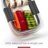 (4 pack)Food Storage Container, Medium Deep, 4.7 Cup, 2-Pack