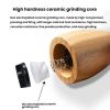Mushroom Shaped Pepper Grinder Wooden Kitchen Grinding Tool