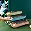 2Pcs/Set Automatic Eggs Storage Box Refrigerator Egg Dispenser